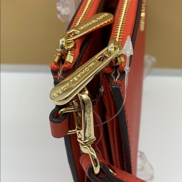 MICHAEL KORS JET SET TRAVEL LG DOUBLE ZIP WRISTLET - Picture 5 of 16